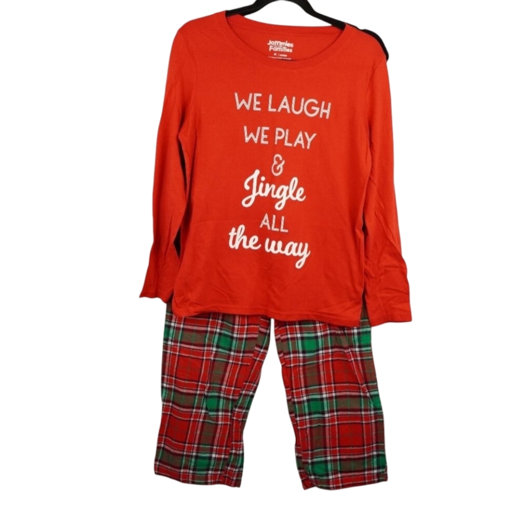 Jammies for your Families Red Plaid Pajamas Size Medium
